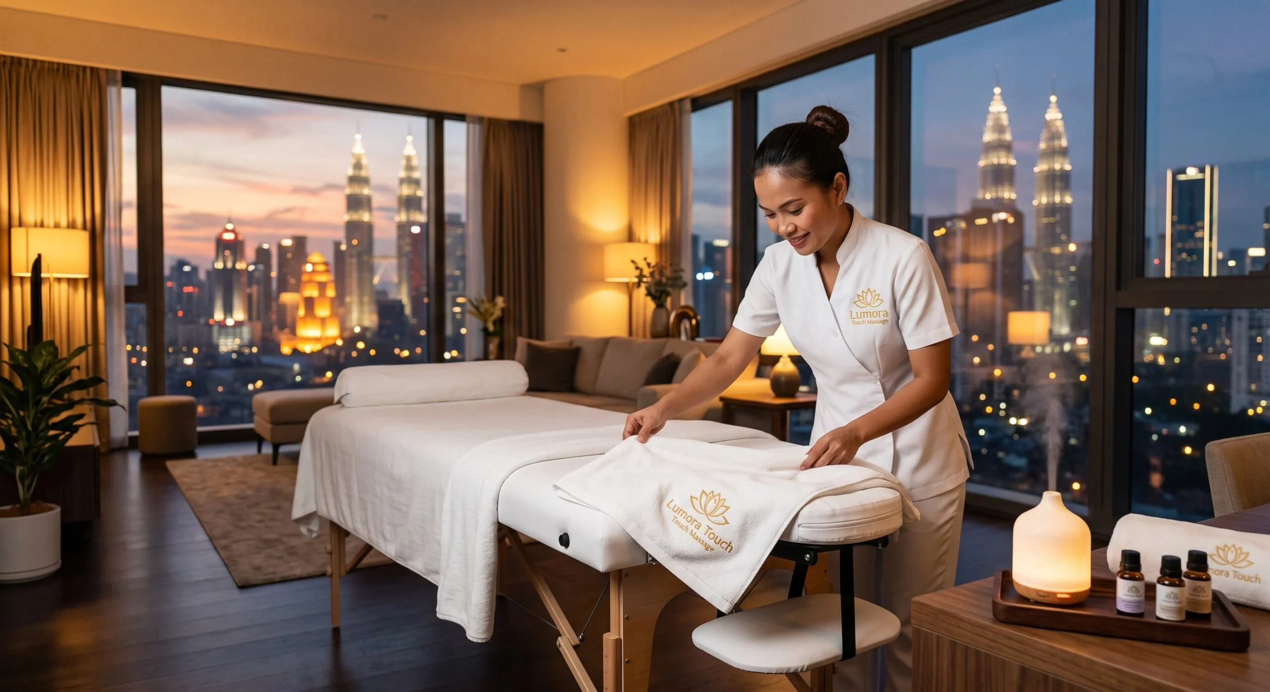 Home massage relax session in Kuala Lumpur - Lumora Touch Massage